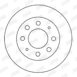 Stabdžių diskas  JURID 561824JC