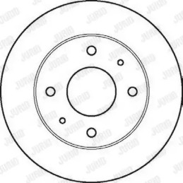 Stabdžių diskas  JURID 561861JC