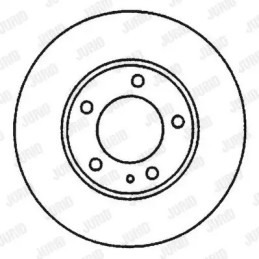 Stabdžių diskas  JURID 561967JC