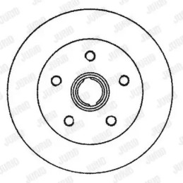 Stabdžių diskas  JURID 561982JC