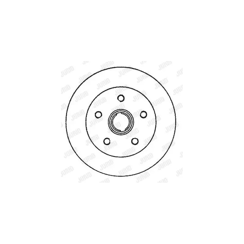 Stabdžių diskas  JURID 561982JC