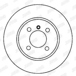 Stabdžių diskas  JURID 561981JC
