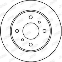 Stabdžių diskas  JURID 562032JC