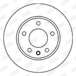Stabdžių diskas  JURID 562041JC