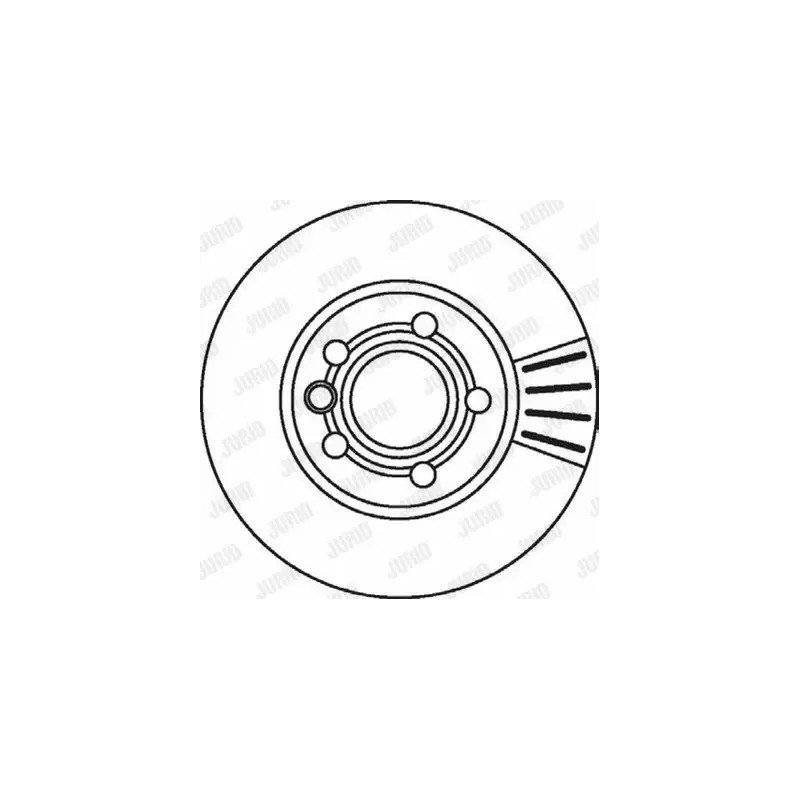 Stabdžių diskas  JURID 562043JC