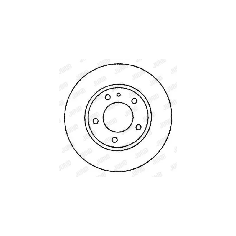 Stabdžių diskas  JURID 562048JC