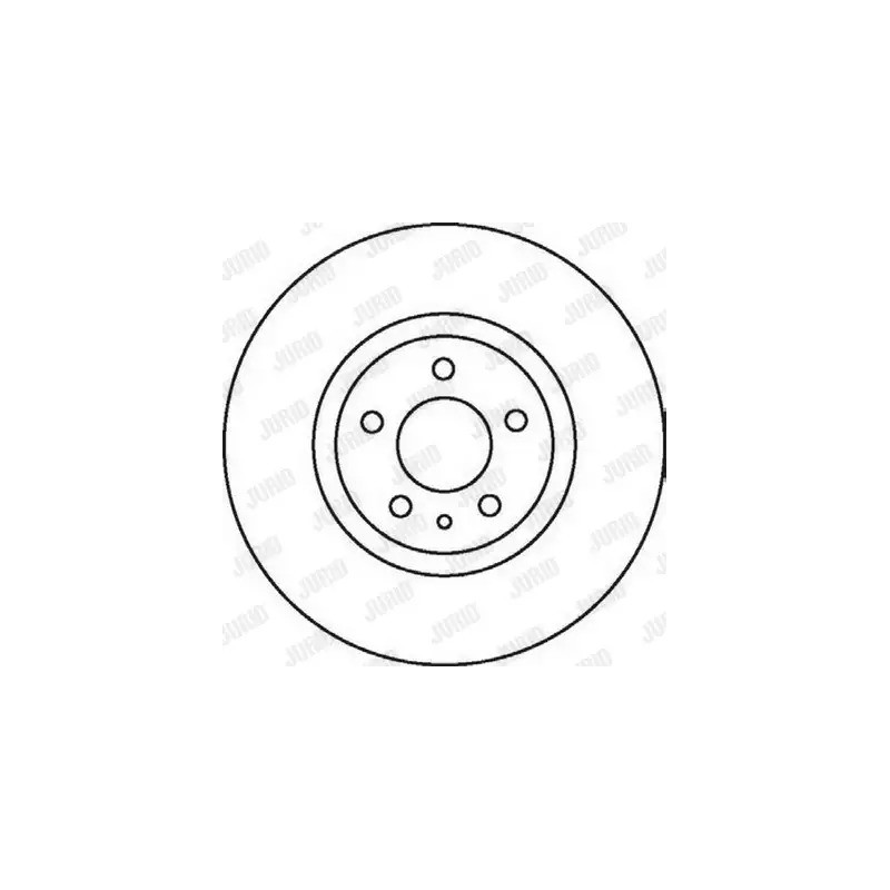 Stabdžių diskas  JURID 562061JC