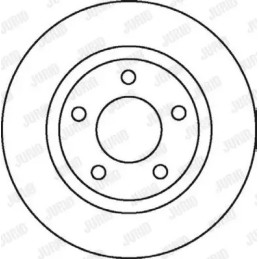 Stabdžių diskas  JURID 562060JC