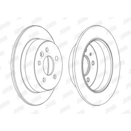 Stabdžių diskas  JURID 562065JC
