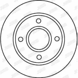 Stabdžių diskas  JURID 562078JC