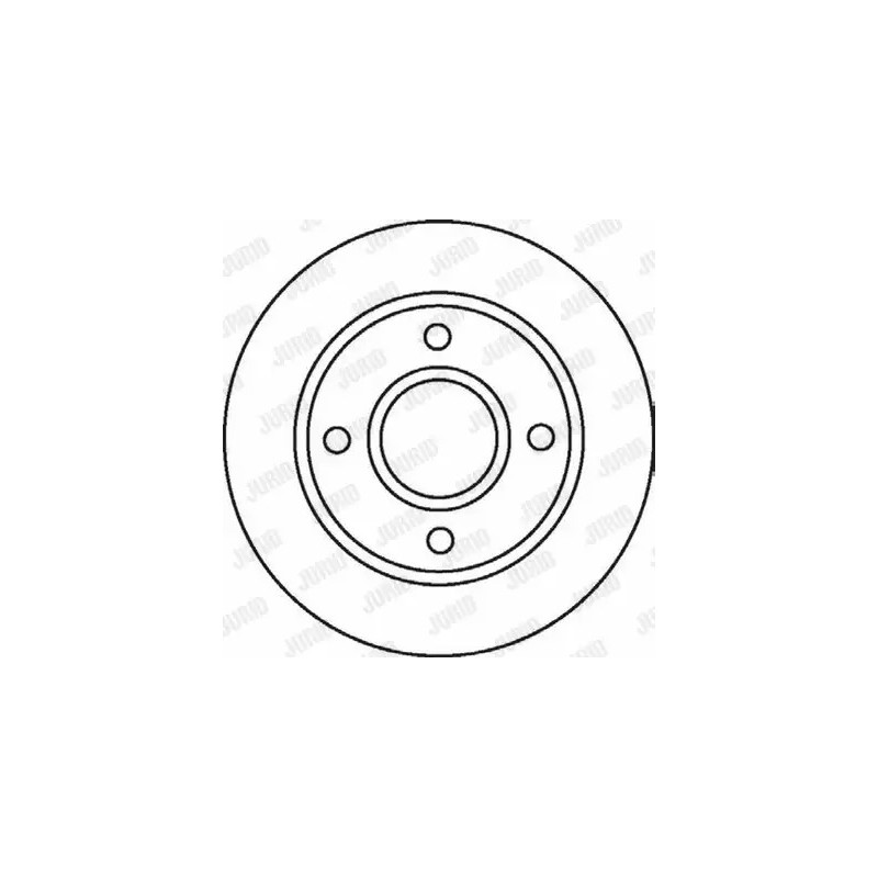 Stabdžių diskas  JURID 562078JC