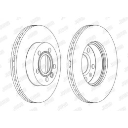 Stabdžių diskas  JURID 562080JC