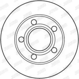 Stabdžių diskas  JURID 562089JC