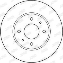 Stabdžių diskas  JURID 562088JC