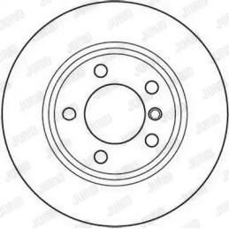 Stabdžių diskas  JURID 562090JC