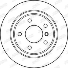 Stabdžių diskas  JURID 562094JC
