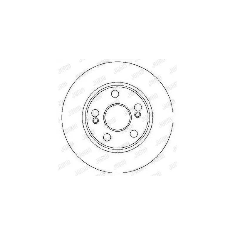Stabdžių diskas  JURID 562104JC