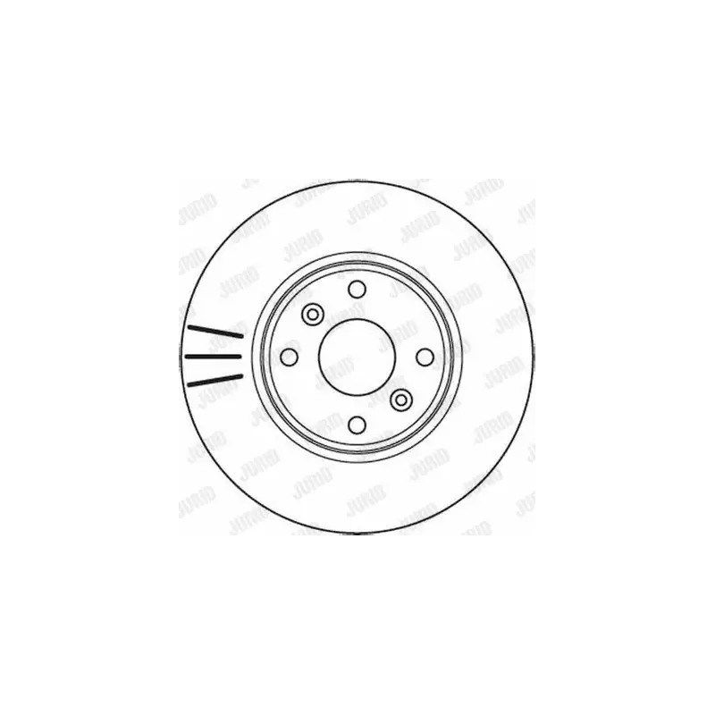 Stabdžių diskas  JURID 562103JC
