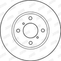 Stabdžių diskas  JURID 562124JC