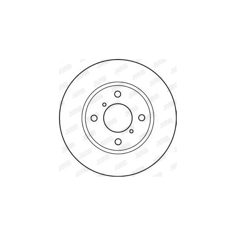 Stabdžių diskas  JURID 562124JC