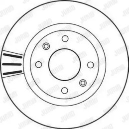 Stabdžių diskas  JURID 562128JC