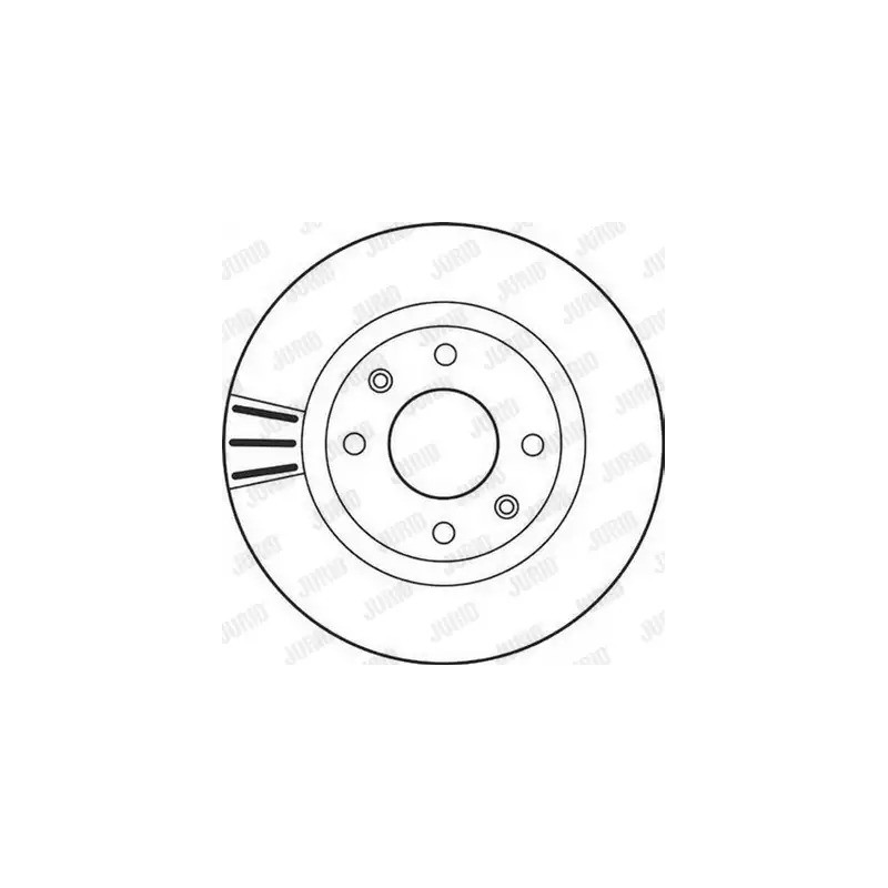 Stabdžių diskas  JURID 562128JC