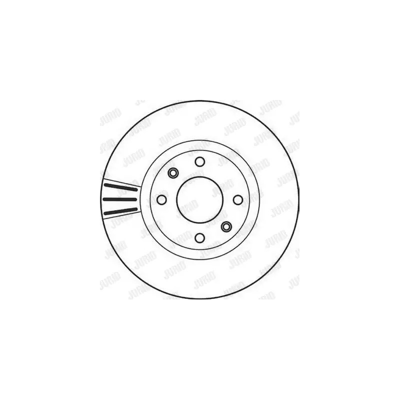 Stabdžių diskas  JURID 562129JC