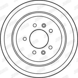 Stabdžių diskas  JURID 562127JC