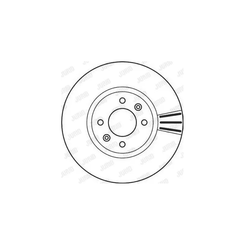 Stabdžių diskas  JURID 562131JC