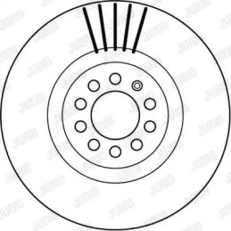 Stabdžių diskas  JURID 562132JC