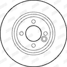 Stabdžių diskas  JURID 562139JC