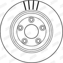 Stabdžių diskas  JURID 562146JC