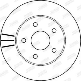Stabdžių diskas  JURID 562147JC