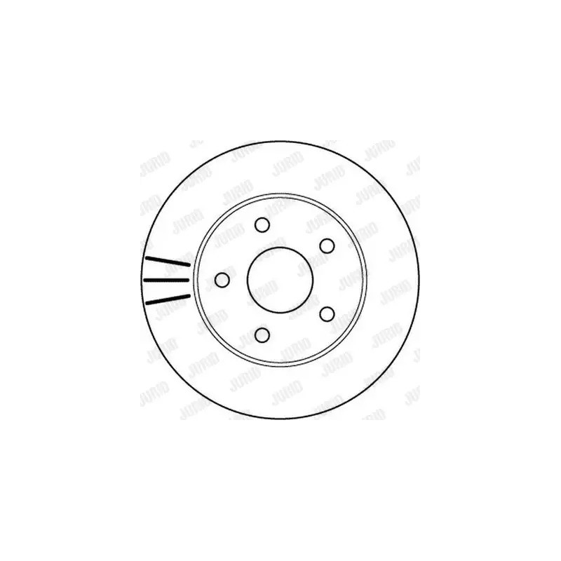 Stabdžių diskas  JURID 562147JC