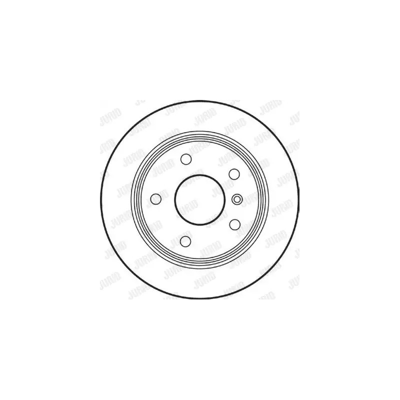 Stabdžių diskas  JURID 562149JC