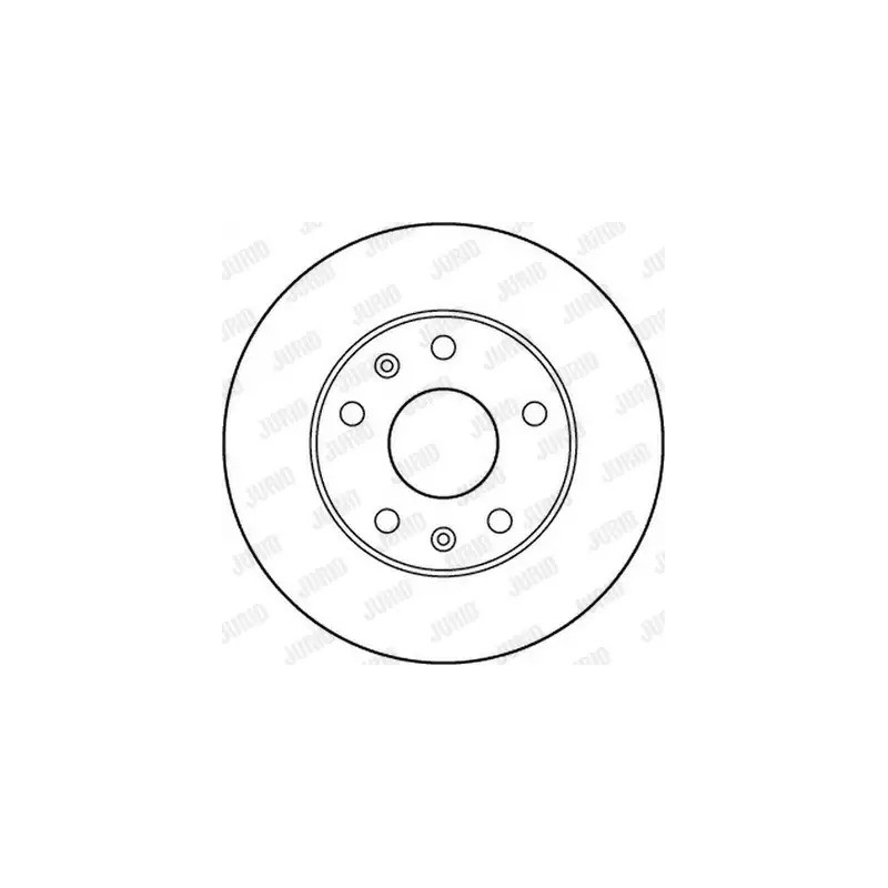 Stabdžių diskas  JURID 562153JC