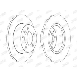 Stabdžių diskas  JURID 562164JC