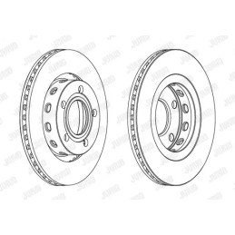Stabdžių diskas  JURID 562176JC