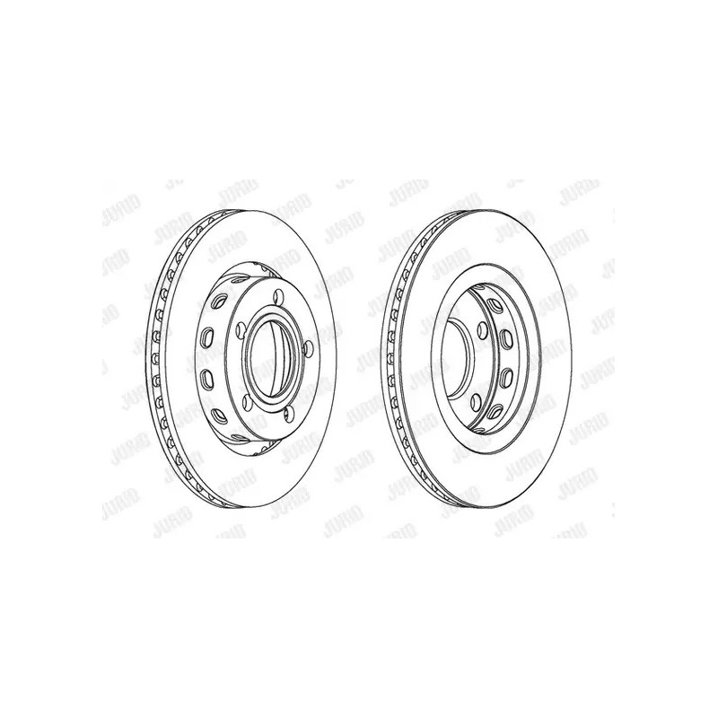Stabdžių diskas  JURID 562176JC