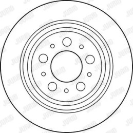Stabdžių diskas  JURID 562174JC