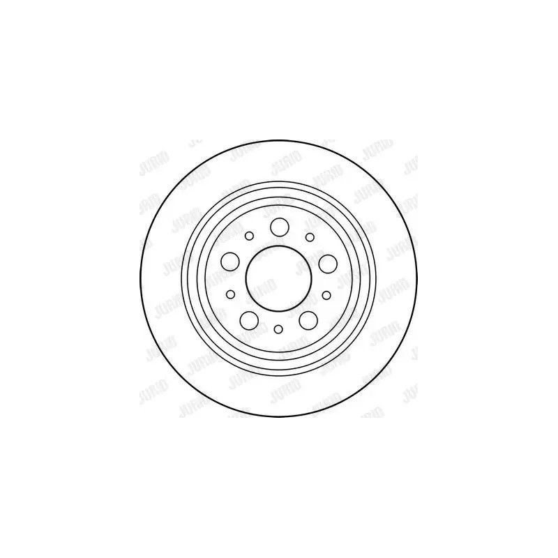 Stabdžių diskas  JURID 562174JC