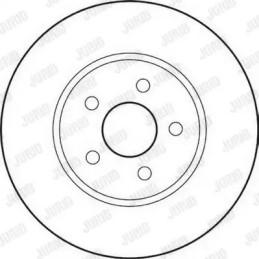 Stabdžių diskas  JURID 562180JC