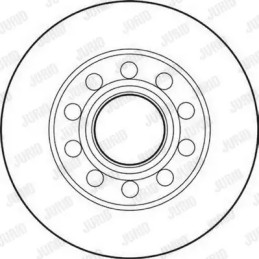 Stabdžių diskas  JURID 562192JC