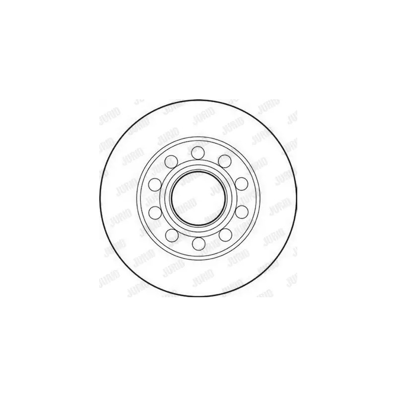 Stabdžių diskas  JURID 562192JC