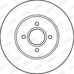Stabdžių diskas  JURID 562206JC