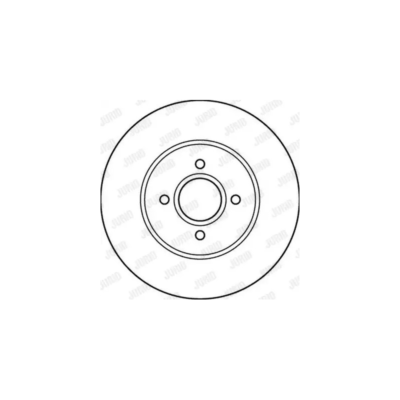 Stabdžių diskas  JURID 562206JC