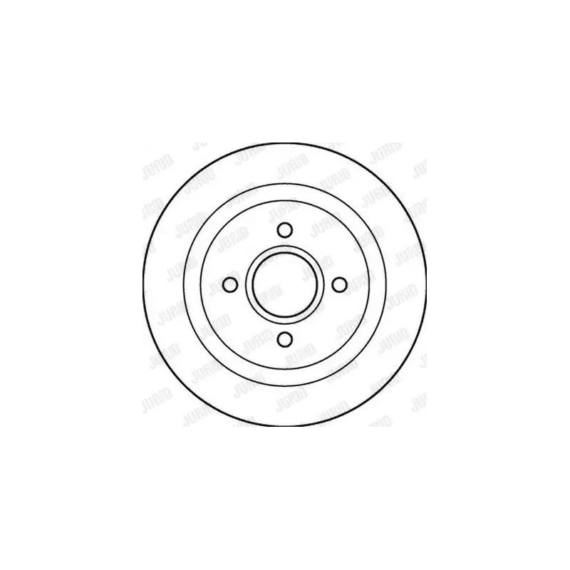 Stabdžių diskas  JURID 562208JC