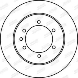 Stabdžių diskas  JURID 562223JC