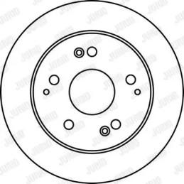 Stabdžių diskas  JURID 562219JC