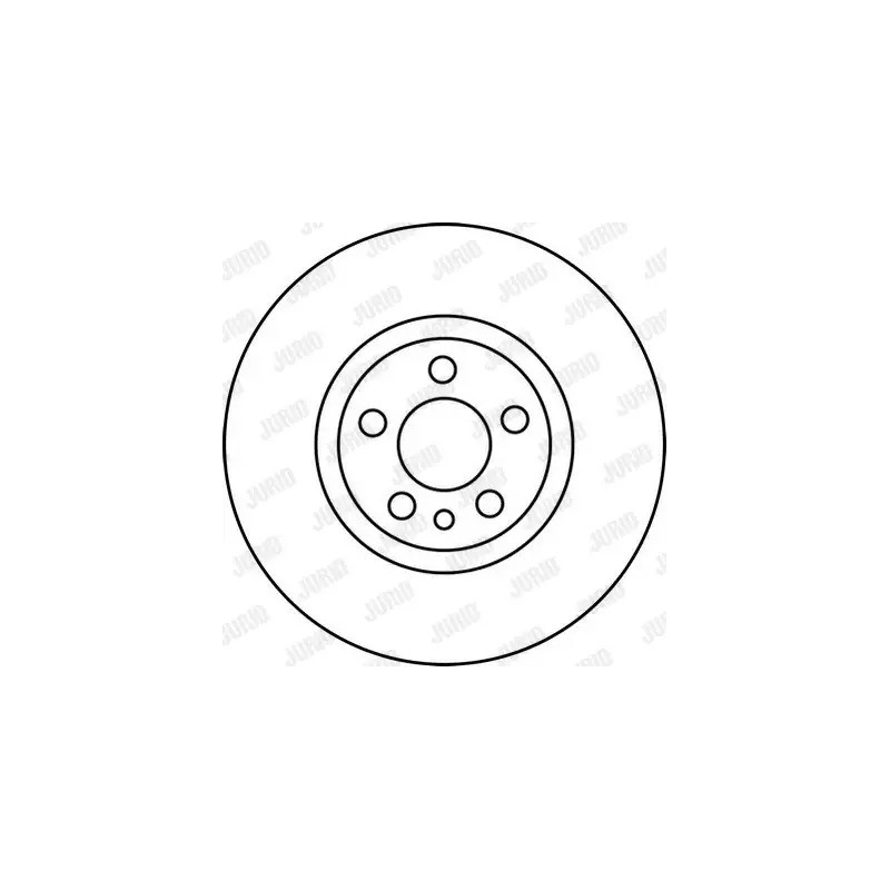 Stabdžių diskas  JURID 562224JC